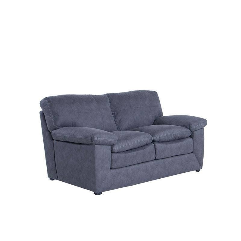 Sofá loveseat Calvin de deurope.com.mx en color gris, asiento acolchado y respaldo cómodo, ideal para salas modernas.