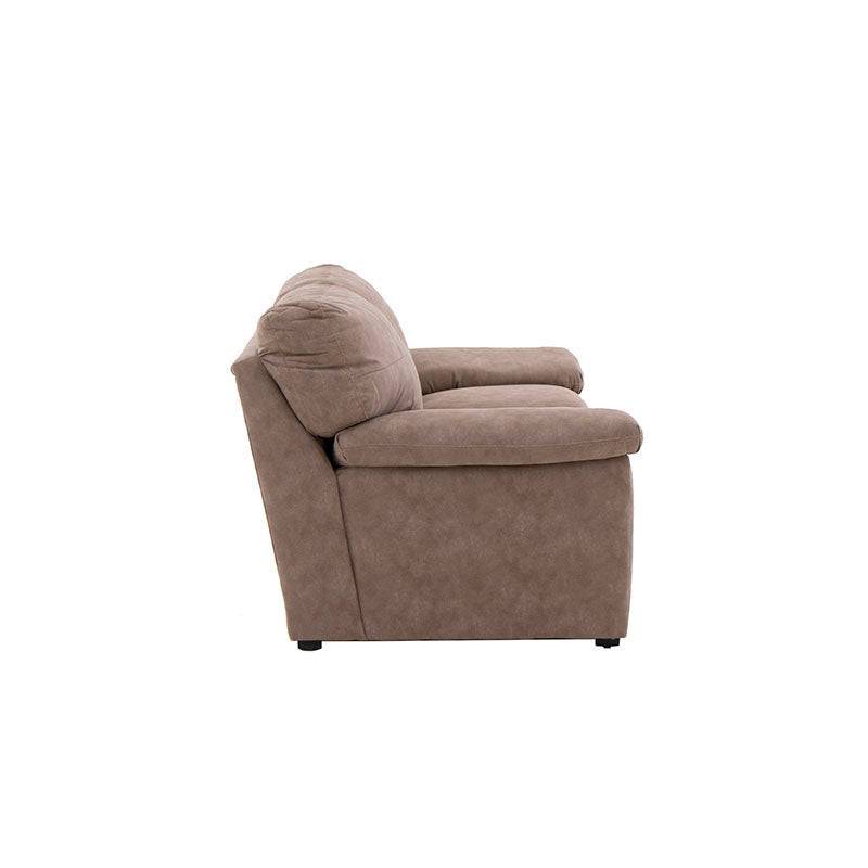 Sofá loveseat Calvin de Deurope.com.mx en color gris con cojines cómodos y estructura moderna para sala de estar.
