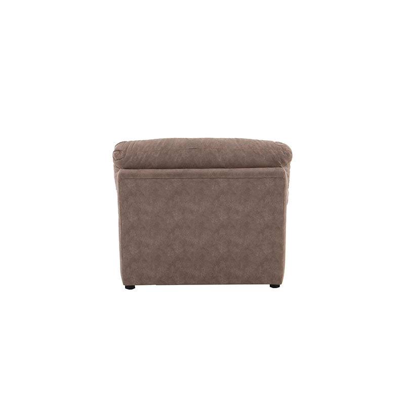 Sillón Calvin de deurope.com.mx en color gris, con tapizado suave y diseño moderno para sala de estar.