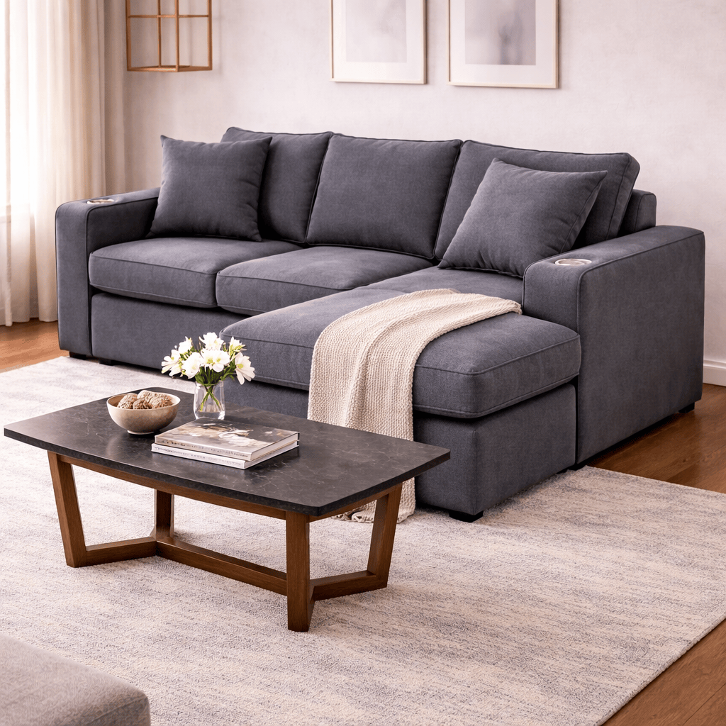 Sala Selena Gris Oscuro