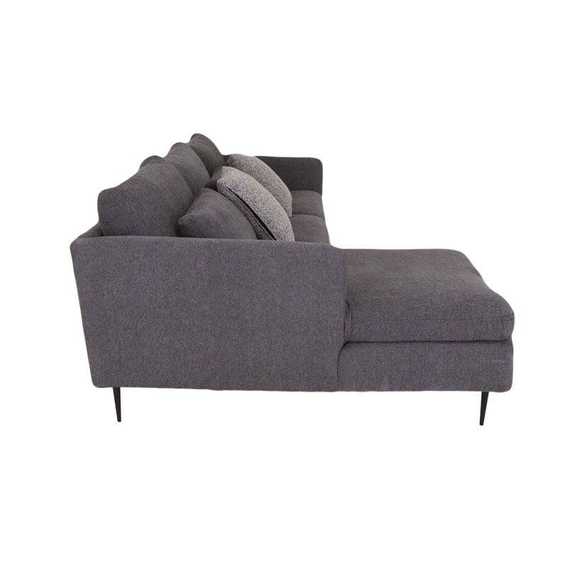 Sala Jess Chaise Izquierdo Gris