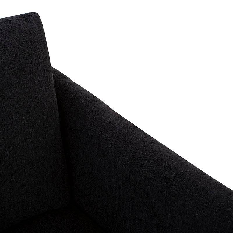 Sala con Chaise Jess - Negra 08