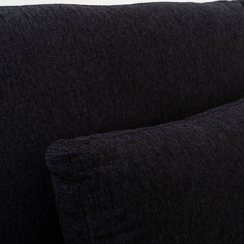 Sala con Chaise Jess - Negra 10
