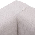 Módulo de sala San Miguel Esquinero en tela marfil con textura afelpada, deurope.com.mx, con dimensiones de 103x81x103 cm