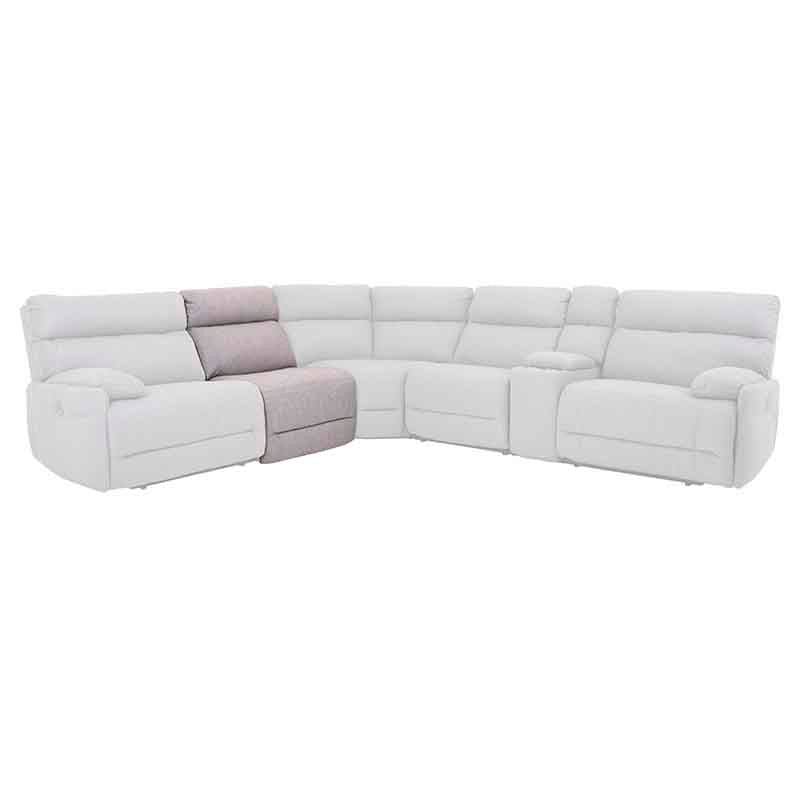 Sillón Central Pauda II Color Gris en Tapiz en Tela Tejido Plano, Dimensiones: Frente 80 cm Alto 100 cm Fondo 90 cm