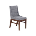 Silla Bourbon del juego de comedor de 7 piezas de deurope.com.mx, con asiento y respaldo de madera en estilo clásico.