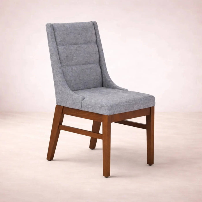 Silla Bourbon de juego de comedor de 7 piezas de deurope.com.mx, con asiento y respaldo de madera y estructura resistente
