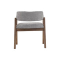 Juego de comedor con buffet Balam de 6 piezas, incluye sillas gris oscuro y mesa en estilo moderno.