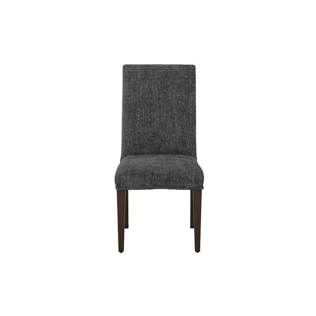 Juego de comedor Vemer de 10 piezas con sillas grises, conjunto elegante y moderno para comedor en tonos neutros.
