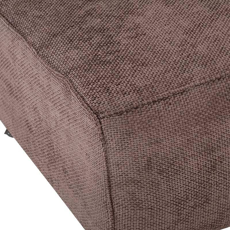 Sillón lateral derecho de la sala Megan deurope.com.mx en color beige, módulo de sala cómodo y moderno.
