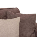 Módulo lateral izquierdo de la sala Megan de deurope.com.mx, sillón beige para sala moderna, vista en interior.