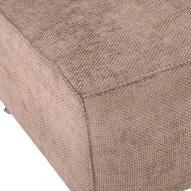 Módulo de sala Megan deurope.com.mx, sillón lateral izquierdo en color beige, con diseño moderno y cómodo.