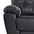 Sofá de sala Carter de cuero moka, de 3 piezas, con sillones de 111 cm de alto, 90 cm de ancho y 88 cm de fondo, de deurope.com.mx