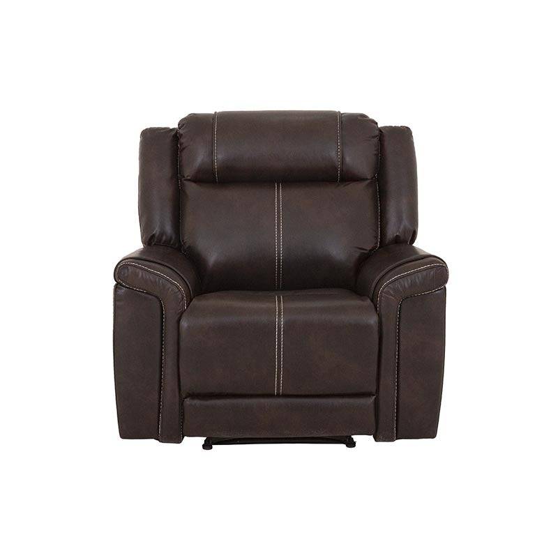 Sillón reclinable Imperial en color negro, asiento y respaldo acolchados, estructura robusta para comodidad y estilo.