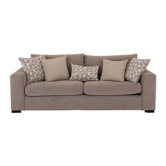 Sofá de sala Oporto de 2 piezas en color gris, estilo moderno y cómodo para el hogar, de la marca deurope.com.mx