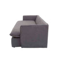 Sofá cama Calm de Deurope en gris oxford, tapizado en tela, con estructura moderna y dimensiones de 214x95x112 cm.