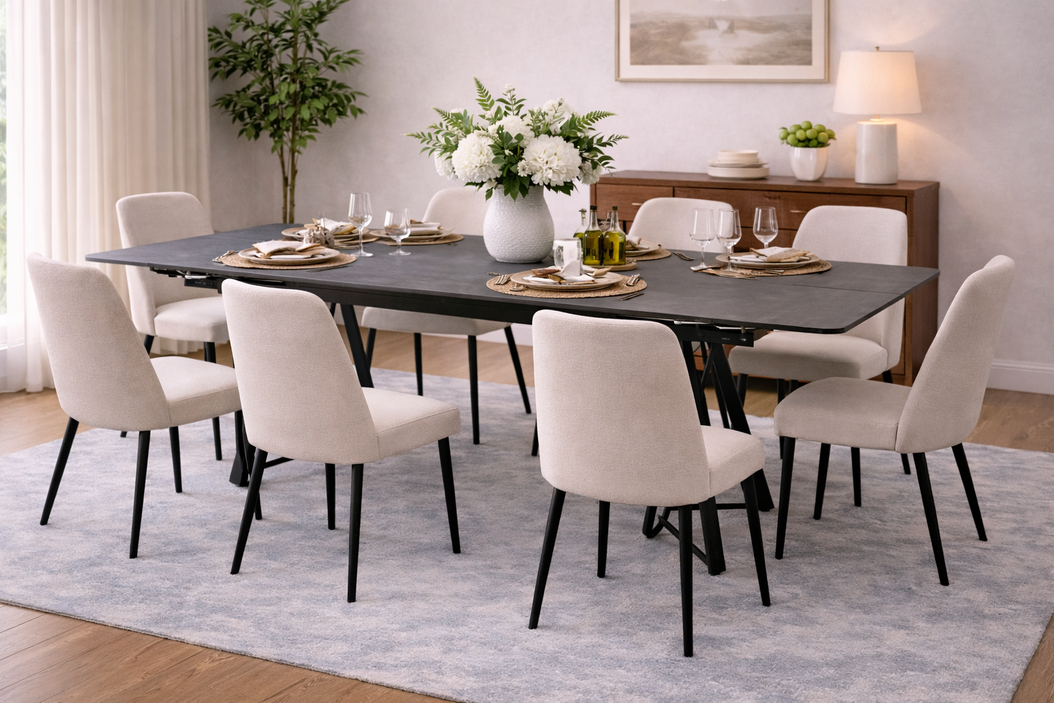 Mesa de Comedor con Extensión Yad