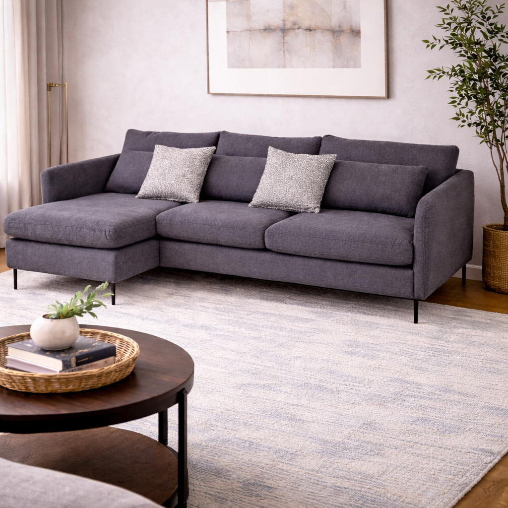 Sala Jess Chaise Izquierdo Gris