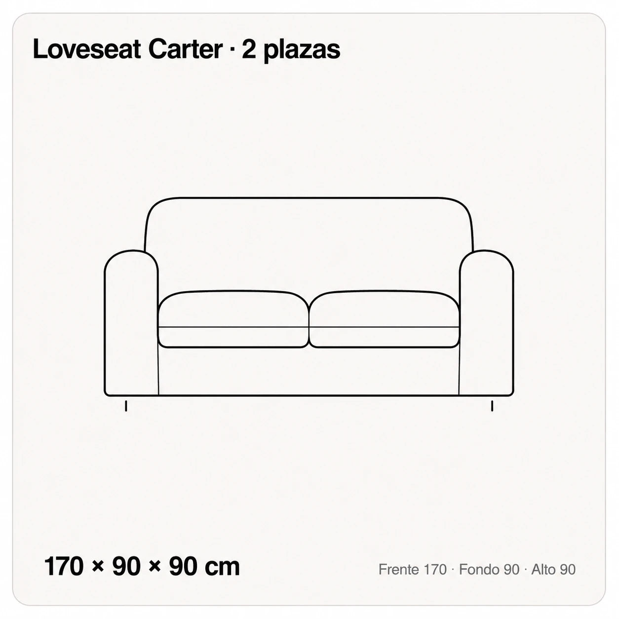 Loveseat Carter