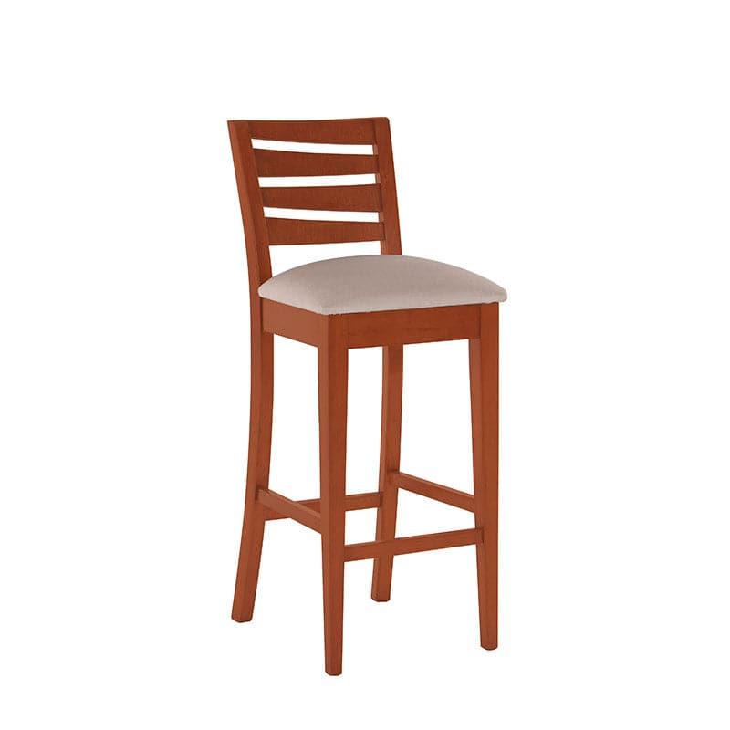 Banco Deus deurope.com.mx con estructura de chapa de caoba y tapiz de cuero, de 38 cm de alto y 104 cm de largo.
