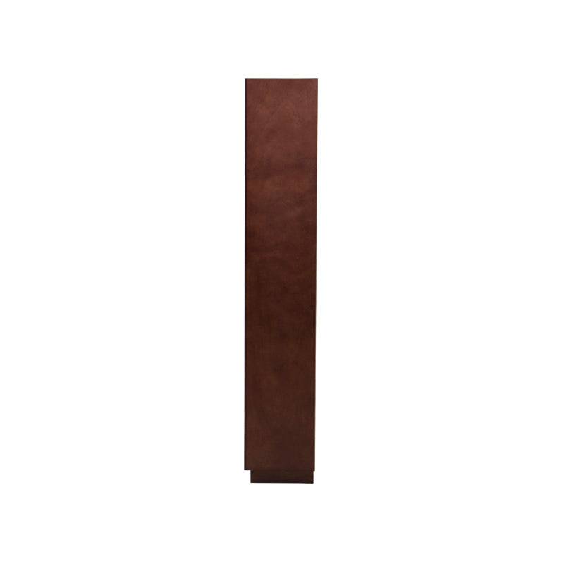 Contrabarra Quebec de madera de banak, encino y okumé, con superficie de 120 cm de largo, 200 cm de alto y 35 cm de fondo.