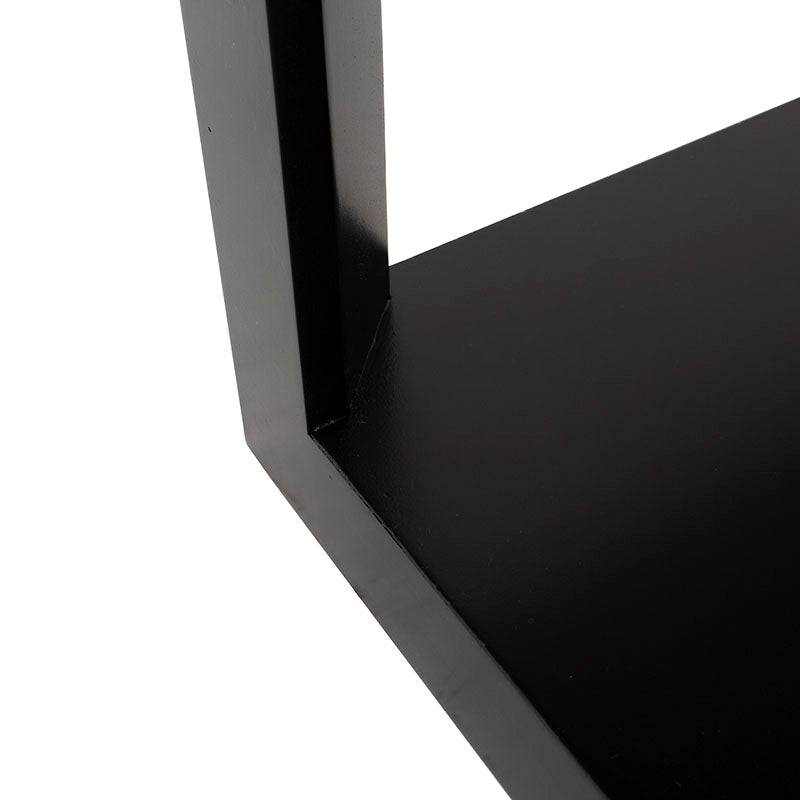 Mueble para bar Berne Made de madera de nogal moka, con puertas y estantes, de 100 cm de ancho, para decoración y almacenamiento.