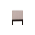 Buro Infinity de estilo industrial en gris de madera de pino y chapa de encino, con dimensiones de 60x55x40 cm.
