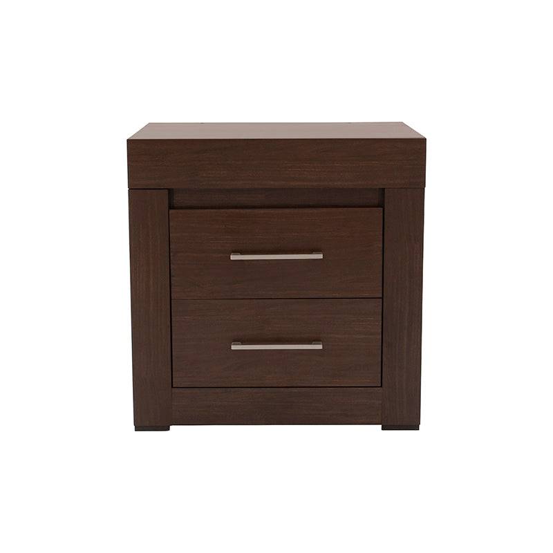 Buró Boston de madera oscura, estilo industrial, con frente de 60 cm, alto de 70 cm y fondo de 46 cm, de la marca Deurope.