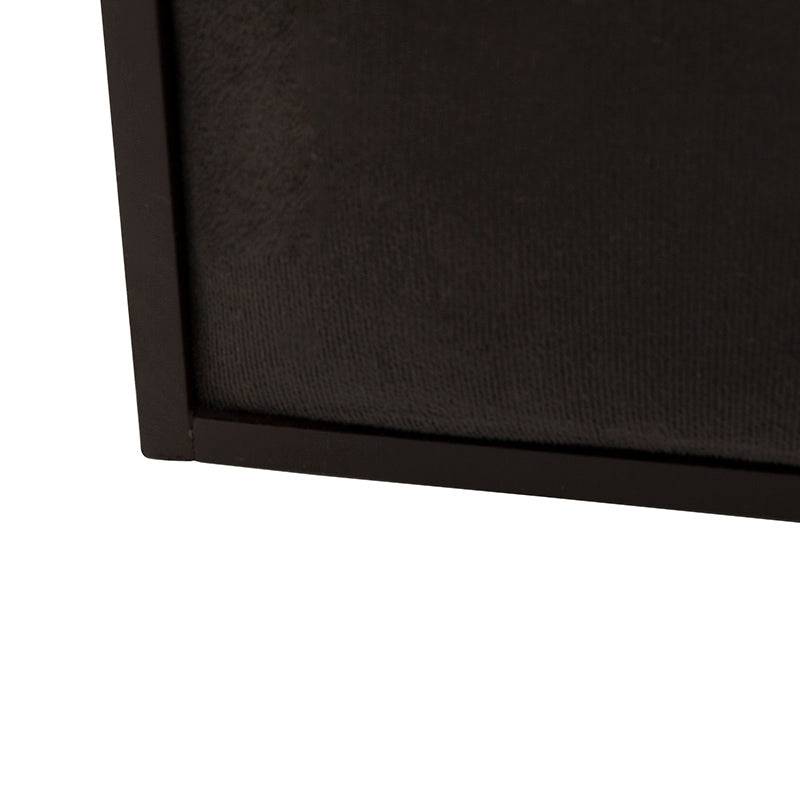 Buró de pared Boston de Deurope en madera oscura con tapiz de microfibra, frente de 60 cm, estilo industrial y moderno.