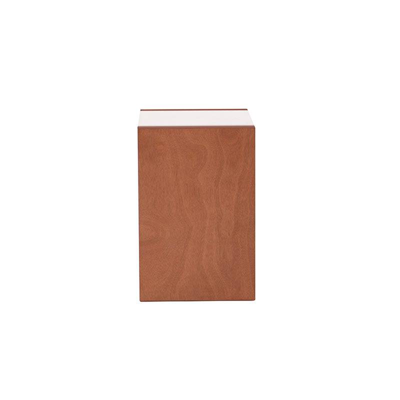 Buró Mond de Deurope con chapa de caoba, placa de mármol Belagio, frente de 60 cm, alto y fondo de 40 cm, en estilo elegante.