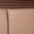 Cabecera Perth de madera industrializada en chapa de okume, con diseño moderno en tonos tabaco, tamaño 211x148x17 cm