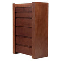 Cajonera Mond de Deurope en madera de caoba con 3 cajones y acabado en tono tabaco, frente de mármol, dimensiones 80x120x40 cm