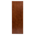 Cajonera deoupe.com.mx en color tabaco con chapa de caoba y detalles en mármol, mide 80x120x40 cm, con cajones amplios.