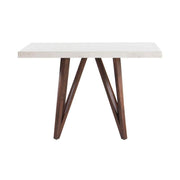 Juego de comedor Aragón de Deurope.com.mx con mesa y sillas de estilo moderno en madera natural.