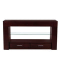 Consola London de madera de pino enchapada en maple americano, 150 cm de largo, 80 cm de alto y 40 cm de fondo, en madera clara