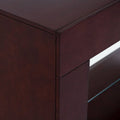 Consola London de madera de pino enchapada en maple americano, 150 cm de ancho, diseño elegante y funcional.