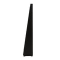 Espejo de pie negro Lazy de deurope.com.mx con estructura de melamina, de 180 cm de alto y 60 cm de ancho, con marco rectangular.