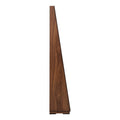 Espejo de pie Kenia de madera industrializada con marco de nogal, altura 170 cm y frente de 60 cm.