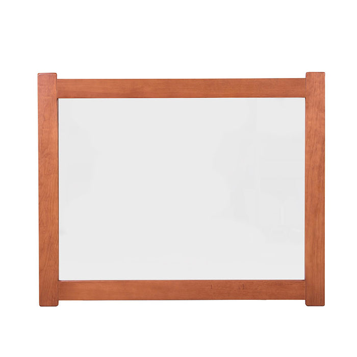 Espejo Texas de Deurope.com.mx con marco de madera de pino y estilo industrial, mide 75 cm de ancho y 90 cm de alto.