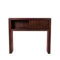 Librero superior Quebec de madera de nogal, chapa de encino y okumé, con dimensiones de 140x120x35 cm, de deurope.com.mx