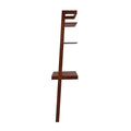 Librero con escritorio Cay de madera en tono tabaco y chapa de caoba, frente de 80 cm, alto 190 cm y fondo 45 cm, deurope.com.mx