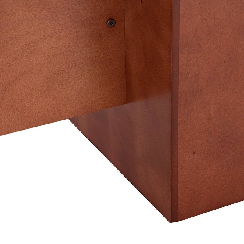 Mesa de comedor Siena de color café y almendra, de madera, con dimensiones de 150x75x150 cm, de Mesas de comedor de deurope.com.mx