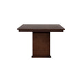 Juego de comedor Orleans de madera de nogal con 7 piezas, mesa de 160 cm de largo y sillas a juego en estilo moderno.