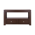 Mueble para TV Bruselas de madera industrializada en color café, con dimensiones 140x80x40 cm, estilo moderno y funcional.