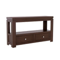 Mueble para TV Bruselas de madera industrializada en color café, con dimensiones de 140x80x40 cm, en estilo moderno.
