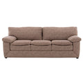 Sala Calvin de Deurope.com.mx en tonos neutros, con cojines suaves y diseño moderno para sala de estar elegante.