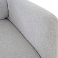 Sala Jess con chaise derecha en tela marfil, sofá amplio y moderno, con estructura resistente y diseño elegante.