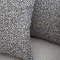 Sala Jess con chaise y tapizado en tela decolor marfil, estructura moderna y cómoda, tamaño 280x93x238 cm, deurope.com.mx
